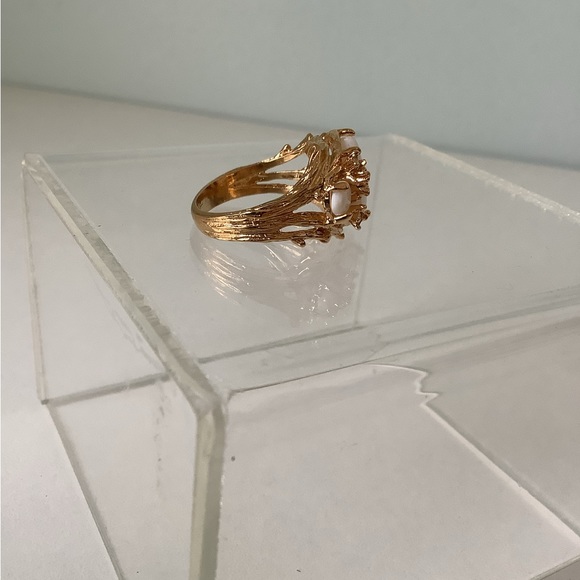 NEW vintage cocktail ring Opal Twig Branch - Picture 6 of 14